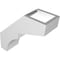 Ekena Millwork 3-in. W x 8-in. D x 8-in. H Monterey Architectural Grade PVC Knee Brace BRCP03X08X08MON - alternate 5